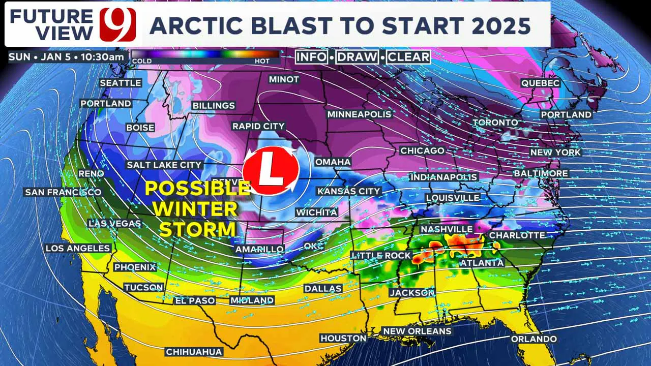 Arctic blast coming soon.