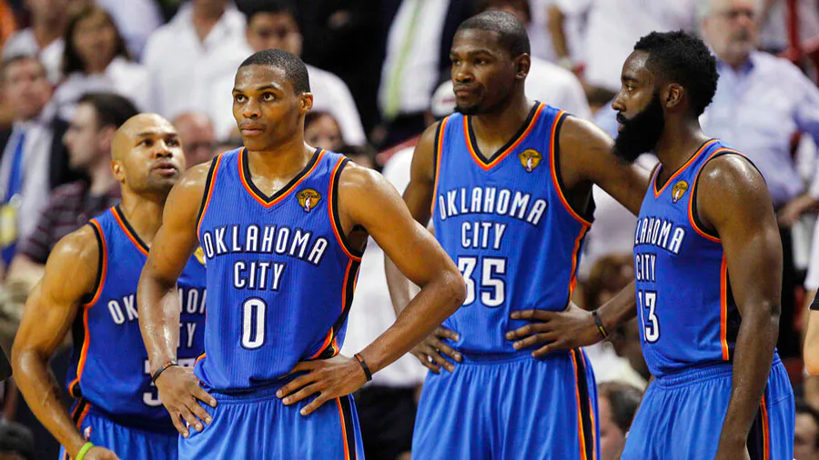 Durant - Westbrook - Harden - 2012 NBA Finals