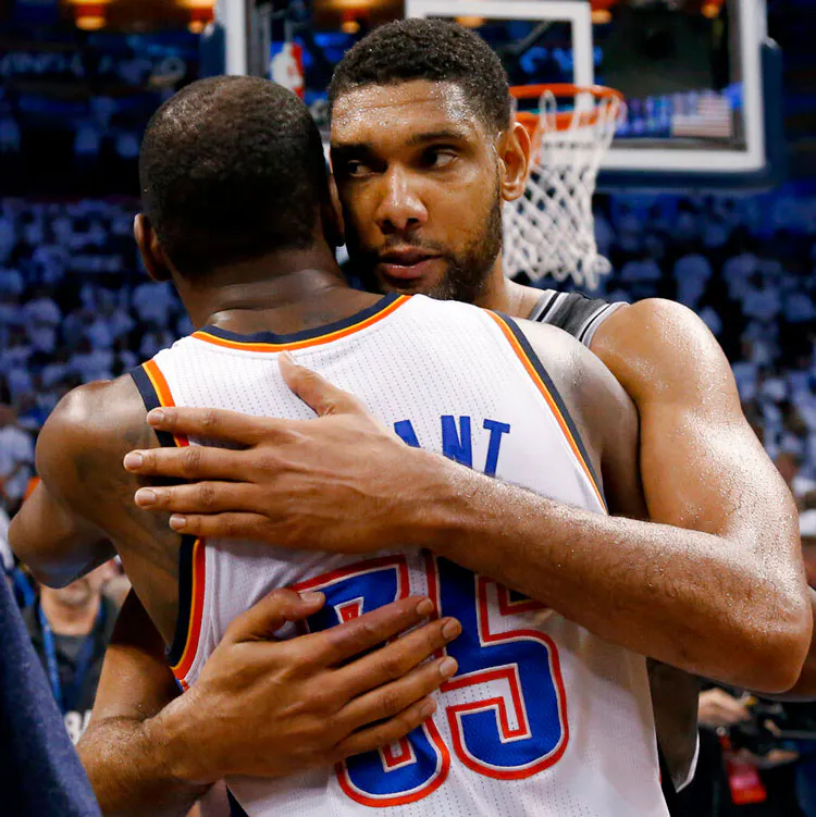 Kevin Durant - Tim Duncan - May 31, 2014