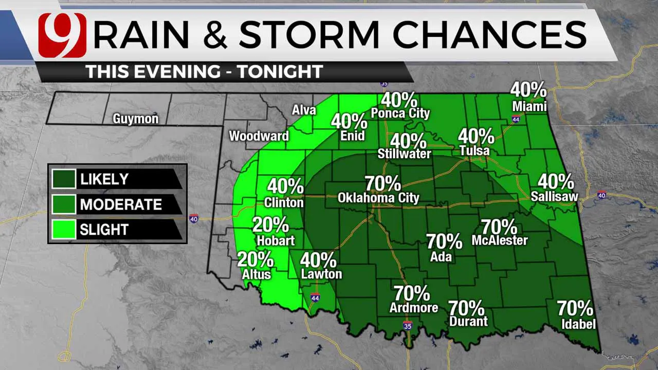 Severe Storm Watches Issued Across Okla.