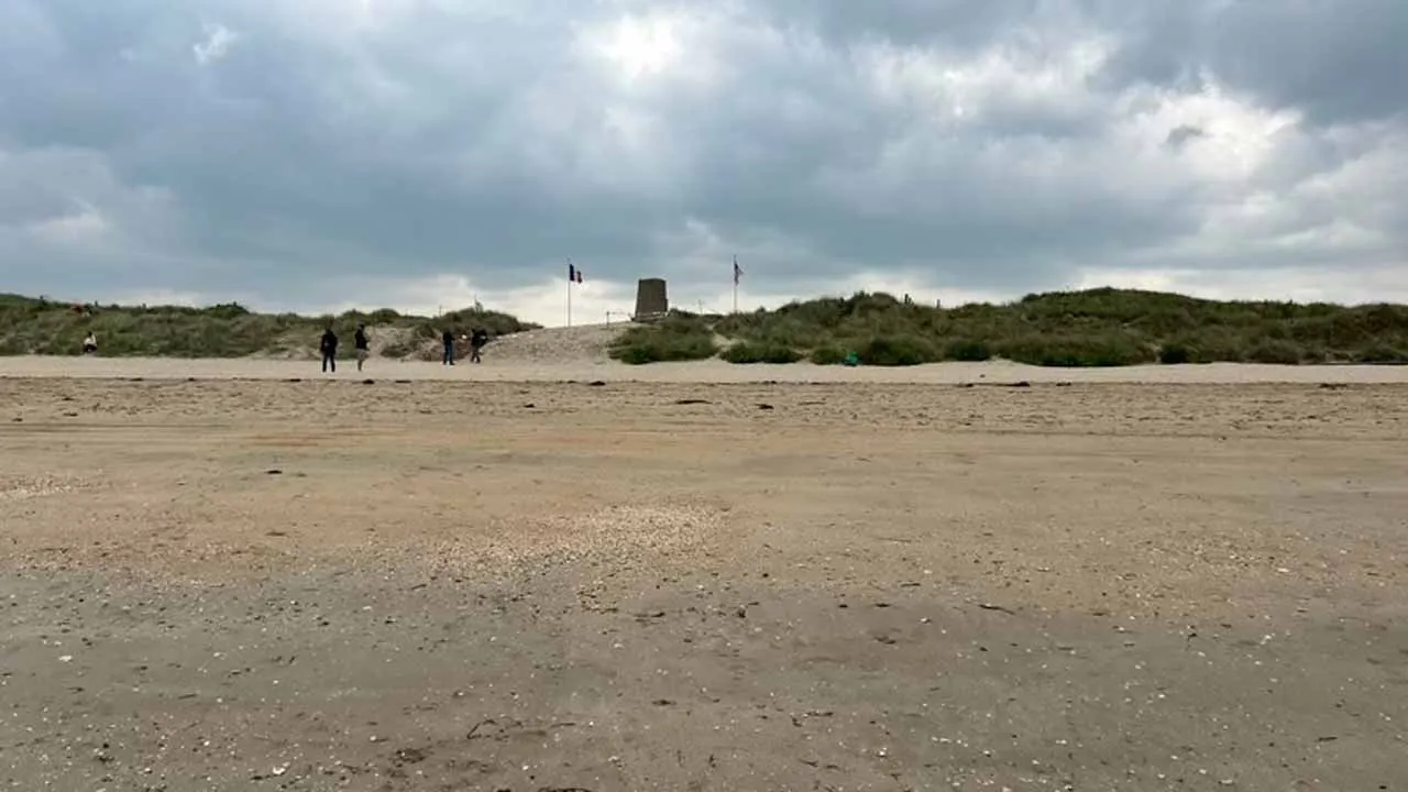 Beach in Normandy.