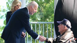 Biden Meets US WWII Veterans As He And Allies Mark 80th Anniversary Of D-Day In France