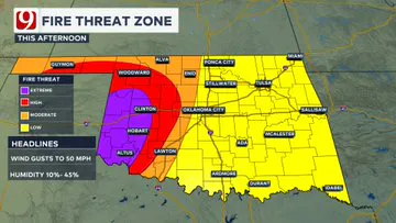 Storm zone Wednesday afternoon.