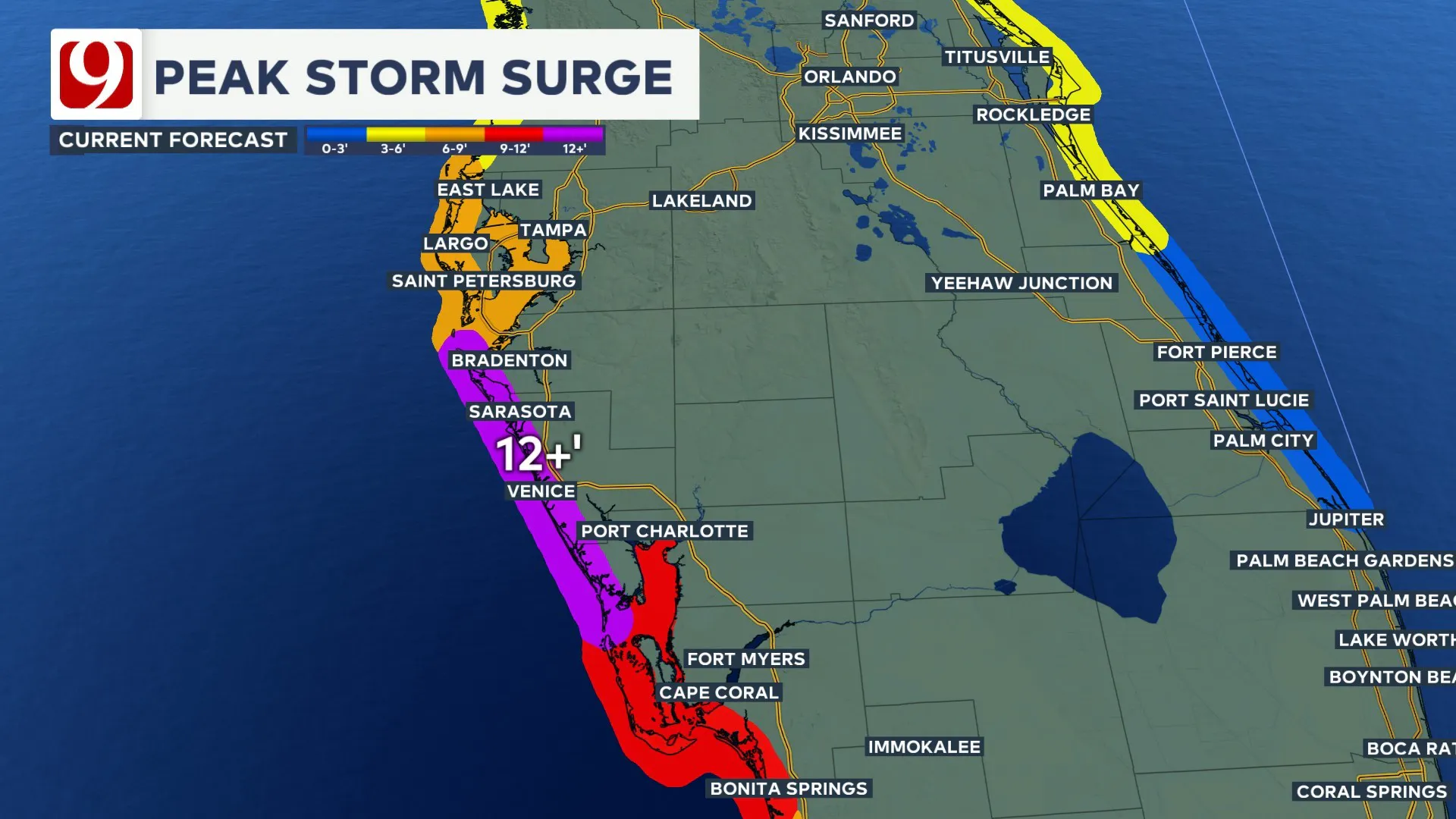 Peak Storm Surge