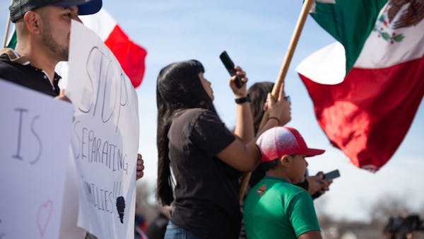 Scissortail Park immigration rights rally