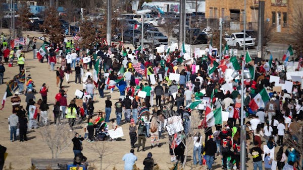 Scissortail Park immigration rights rally