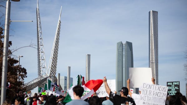 Scissortail Park immigration rights rally
