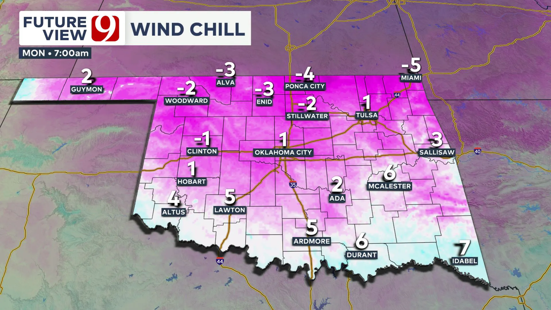 Wind chills