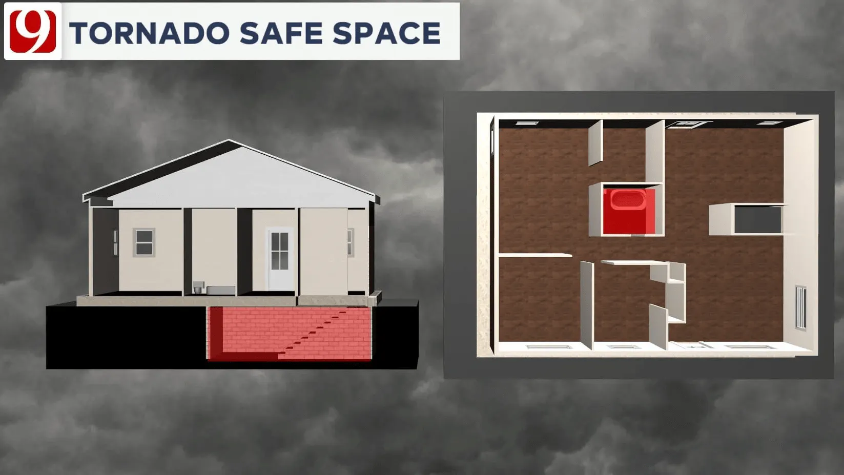 Tornado safe space.