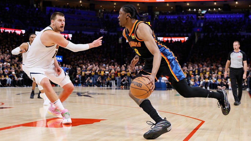 Jalen Williams - Jokic - Game 1 - May 5, 2025