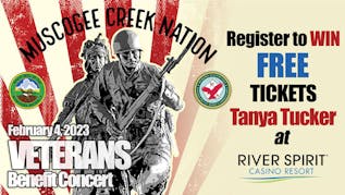 Muscogee Creek Nation Veterans' Benefit Concert